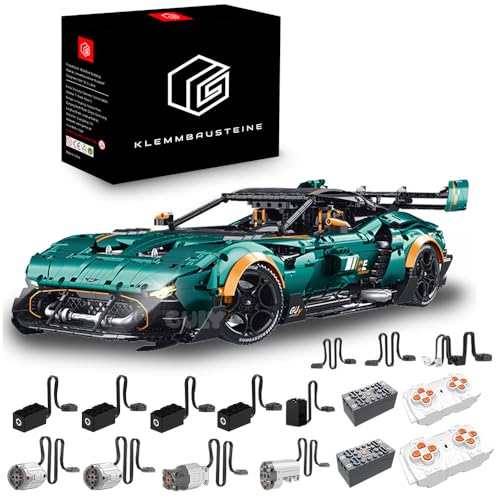 MocSpaß Technik Auto 1: 8 für Aston Martin Vulcan Hypercar, Technik Auto mit 8 M0T0REN Technik Auto Bausatz MOC Auto KIemmbausteine für Aston Martin Technik Auto, Customverpackung MocSpaß Technik Auto 1: 8 für Aston Martin Vulcan Hypercar, Technik Auto mit 8 M0T0REN Technik Auto Bausatz MOC Auto KIemmbausteine für Aston Martin Technik Auto, Customverpackung von MocSpaß