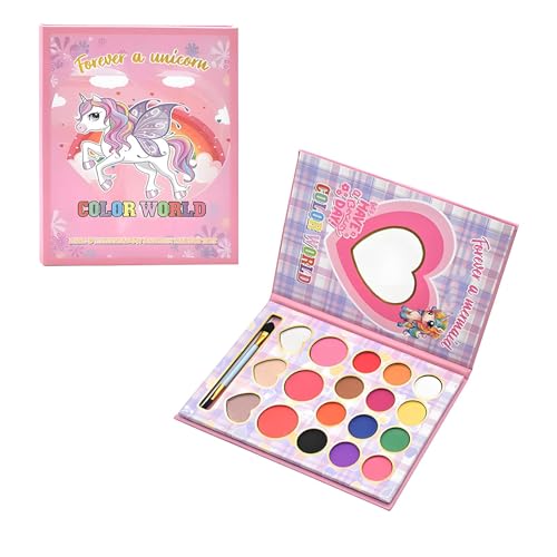 MockTota Schminkset Mädchen, Ungiftig und Abwaschbar Kinder Make-Up Set Mädchen, Karneval Schminke Kinderschminken Set, DIY Prinzessin Kids Makeup Set for Girls, Kinder Schminkpalette MockTota Schminkset Mädchen, Ungiftig und Abwaschbar Kinder Make-Up Set Mädchen, Karneval Schminke Kinderschminken Set, DIY Prinzessin Kids Makeup Set for Girls, Kinder Schminkpalette von MockTota