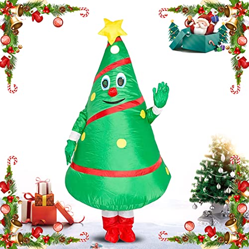 Aufblasbarer Weihnachts Kostüm, Weihnachtsbaum Aufblasbares Kostüm für Erwachsene Aufblasbare für Halloween Party Geburtstag Weihnachten Cosplay Einfaches An/Ausziehen Batterie oder USB Angetrieben Aufblasbarer Weihnachts Kostüm, Weihnachtsbaum Aufblasbares Kostüm für Erwachsene Aufblasbare für Halloween Party Geburtstag Weihnachten Cosplay Einfaches An/Ausziehen Batterie oder USB Angetrieben von Mocoli