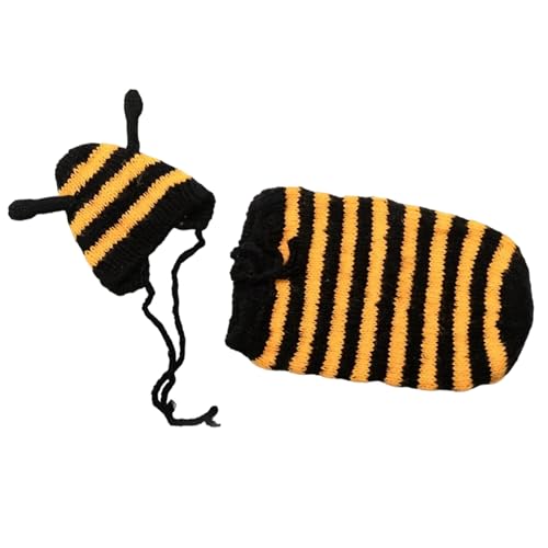 0-2m Baby Fotografie Requisiten Bienen Kostümhut Strampler Set Fotoshooting Outfit 2PCS Neugeborene Duschgeschenk 0-2m Baby Fotografie Requisiten Bienen Kostümhut Strampler Set Fotoshooting Outfit 2PCS Neugeborene Duschgeschenk von Mocoocouture