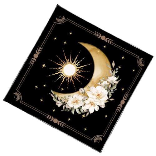 Mocoocouture Portables Waschbarer Lesestoff Mystische Samt Ritual Stoff Langlebigkeit Matten Für Wahrsagungszeremonien Portables Tarot Lesertücher von Mocoocouture