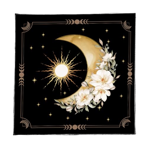 Mocoocouture Portables Waschbarer Lesestoff Mystische Samt Ritual Stoff Langlebigkeit Matten Für Wahrsagungszeremonien Portables Tarot Lesertücher von Mocoocouture