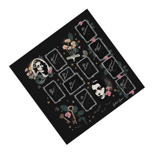 Mocoocouture Stoff Göttierkarten Tisch Tuch Wandtee Leseberichtung Tarotkarte Tischdecke Altars Stoff Einfach Zu Bedienen von Mocoocouture