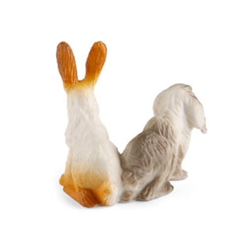 Verspielte Kaninchen Tierfigur Zum Basteln Miniaturen Hasen Für Party Dekoration Geburtstagsgeschenk Weihnachtsparty Zubehör Kunststoff Figur von Mocoocouture
