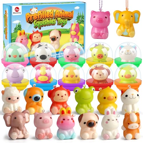 Mocoosy 24pcs Partytütenfüller für Kinderpartygeschenke, tierische Squishy-Quetschspielzeuge für Kinder Jungen Mädchen Geburtstag Pinata-Stuffer Stress Zappelspielzeuge für Kinder Geschenk Spiel preis Mocoosy 24pcs Partytütenfüller für Kinderpartygeschenke, tierische Squishy-Quetschspielzeuge für Kinder Jungen Mädchen Geburtstag Pinata-Stuffer Stress Zappelspielzeuge für Kinder Geschenk Spiel preis von Mocoosy