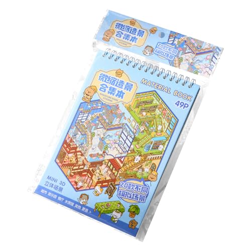 Mocrop 20 Sätze 3D Sticker Scene Book, DIY House Sticker Set, Aquarien, Supermärkte, Vergnügungsparks, Bäckereien, Teehäuser und Andere Szenen, Mit 2 Pinzetten, Geschenke Für Kinder Mocrop 20 Sätze 3D Sticker Scene Book, DIY House Sticker Set, Aquarien, Supermärkte, Vergnügungsparks, Bäckereien, Teehäuser und Andere Szenen, Mit 2 Pinzetten, Geschenke Für Kinder von Mocrop