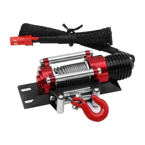 Mocturnity 1:10 Automatische Simulierten Winde RC Crawler Auto mit Schalterwinde Kompatibel mit Axial SCX10 TRX4 Metall-Upgrade-Zubehör von Mocturnity