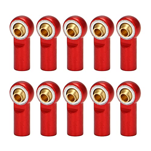Mocturnity 10 Stücke M3 Gelenk Lenker Stangen Dichtungen Kopf Spur Stangen Kopf Für 1/10 Rc Auto Rot Mocturnity 10 Stücke M3 Gelenk Lenker Stangen Dichtungen Kopf Spur Stangen Kopf Für 1/10 Rc Auto Rot von Mocturnity