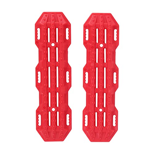Mocturnity 2 StüCke Kunststoff Sand Leiter Recovery Rampen Bord für 1:10 RC Crawler Axial SCX10 CC01-4 D90 MST, Rot von Mocturnity