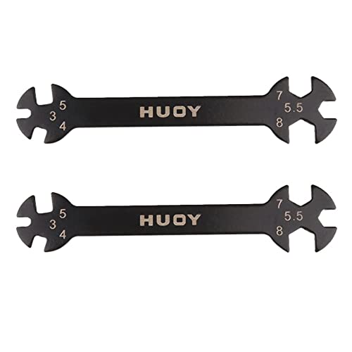 Mocturnity 2 x Spezial-Werkzeugschlüssel, multifunktional, 6 in 1, Fernbedienung, 3/4/5/5,5/7/8 mm für Spanner und Muttern Mocturnity 2 x Spezial-Werkzeugschlüssel, multifunktional, 6 in 1, Fernbedienung, 3/4/5/5,5/7/8 mm für Spanner und Muttern von Mocturnity