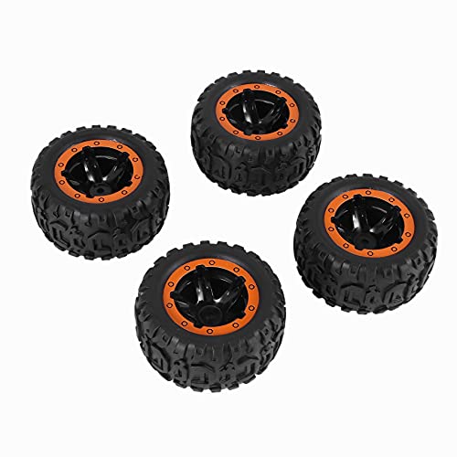Mocturnity 4 StüCke Reifen & R？Der Felgen Fern Bedienung Auto Zubeh？R für HBX 16889 1/16 RC Auto Fahrzeuge Teile M16038 von Mocturnity