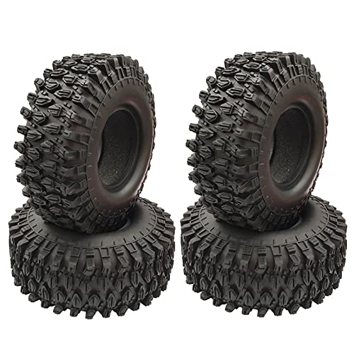 Mocturnity 4 Stück 1,9 Pneumatische Reifen aus Gummi 1,9 Reifen 108 x 40 mm für 1/10 RC Crawler TRX4 Axial SCX10 90046 AXI03007 Mocturnity 4 Stück 1,9 Pneumatische Reifen aus Gummi 1,9 Reifen 108 x 40 mm für 1/10 RC Crawler TRX4 Axial SCX10 90046 AXI03007 von Mocturnity