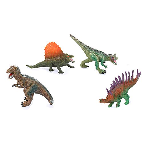 Mocturnity 4 Stück DIY 3D-Zeichnung, Wassermalerei, Dinosaurier-Figuren, Graffiti-Spielzeug, Bastelset, pädagogisches Spielzeug für Kinder, Geschenk von Mocturnity