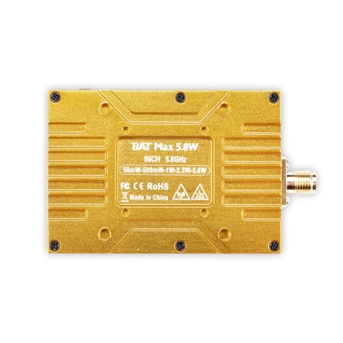 Mocturnity 4.9G 5.8G 6G 5.8W VTX 64 Kanäle NTSC/PAL Audio Video Transmitter für Drohne Lange Reichweite FPV Flugzeug RC von Mocturnity