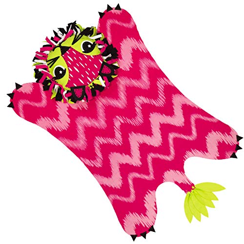 Mocturnity Kinder Lehrreich DIY Kunst Kit Erstellen Sie EIN Geknotetes Fleece- und Pailletten Meerjungfrauen Schwanz Tragbares Decken Spielzeug (B) von Mocturnity