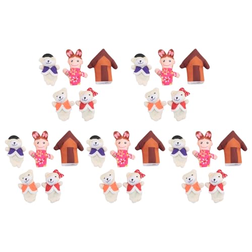 Mocturnity Set mit 25 Fingerpuppen, Komptine, Märchen, Goldschnalle und drei Bär Mocturnity Set mit 25 Fingerpuppen, Komptine, Märchen, Goldschnalle und drei Bär von Mocturnity
