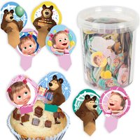 Großpack Mascha und der Bär Dekopicker, 600 Stk Großpack Mascha und der Bär Dekopicker, 600 Stk von Modecor