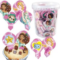 Großpack Prinzessinnen Dekopicker, Esspapier Oblate, 600 Stk. Großpack Prinzessinnen Dekopicker, Esspapier Oblate, 600 Stk. von Modecor