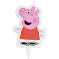 Peppa Pig Tortenkerze mit Einstecker, 7,5cm x 6cm Peppa Pig Tortenkerze mit Einstecker, 7,5cm x 6cm von Modecor