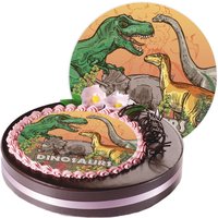 Tortenaufleger Dinosaurier, 1 Stück, Oblate, Ø 21cm Tortenaufleger Dinosaurier, 1 Stück, Oblate, Ø 21cm von Modecor