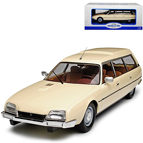 Model Car Group Citroen CX 2500D Super Break Kombi Beige Serie I 1974-1985 1/18 Modell Auto von Model Car Group