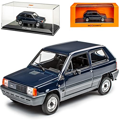 FIAT Panda Typ 141 34 Dunkel Blau 1980-2003 1/43 Minichamps Maxichamps Modell Auto von Model Car Group