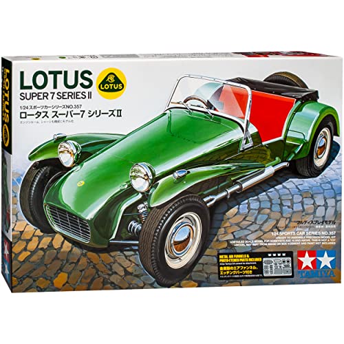 Lotus Super 7 Series II 24357 Bausatz 1/24 Tamiyia Modell Auto mit individiuellem Wunschkennzeichen von Model Car