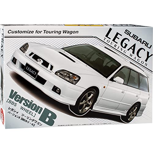 Subaru Legacy Touring Kombi BBS Wheel Version B 1998-2003 Kit Bausatz 1/24 Fujimi Modell Auto mit individiuellem Wunschkennzeichen von Model Car