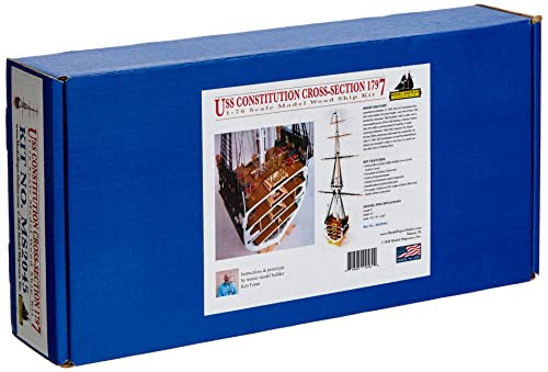 1/76 USS Constitution, Querschnitt-Modell von Model Expo