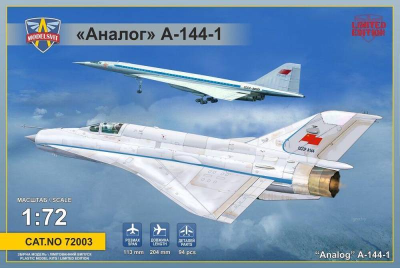 Analog A-144 -1 (MiG-21I-1) von ModelSvit