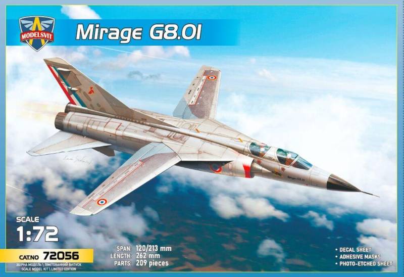 Mirage G8.01 variable-geometry exp.fighter Mirage G8.01 variable-geometry exp.fighter von ModelSvit