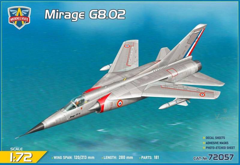 Mirage G8.02 variable-geometry exp.fighter Mirage G8.02 variable-geometry exp.fighter von ModelSvit