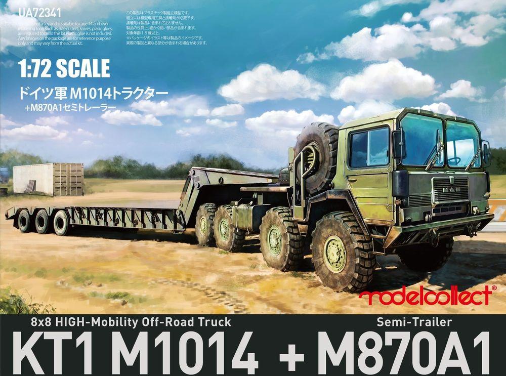German MAN KAT1M1014 8*8 HIGH-Mobility off-road truck with M870A1 semi-trailer German MAN KAT1M1014 8*8 HIGH-Mobility off-road truck with M870A1 semi-trailer von Modelcollect
