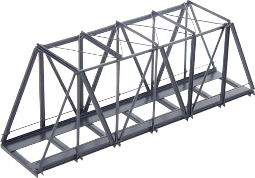 Hack Brücken 21050 Kastenbrücke · schräg · 12,5 cm, KN 12, grau von Modellbahnshop Korn