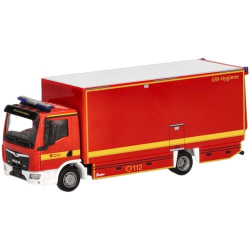 Herpa 958691 H0 Man TGL CC Koffer-LKW FW Lünen von Modellbahnshop Korn