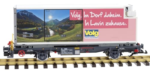 LGB 46896 G Containerwagen Volg, RhB, Ep. VI von Modellbahnshop Korn
