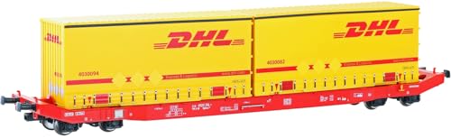 Mehano 28411 H0 Containerwagen Sgkkms 698 DHL, DB-Cargo, Ep. VI Mehano 28411 H0 Containerwagen Sgkkms 698 DHL, DB-Cargo, Ep. VI von Modellbahnshop Korn