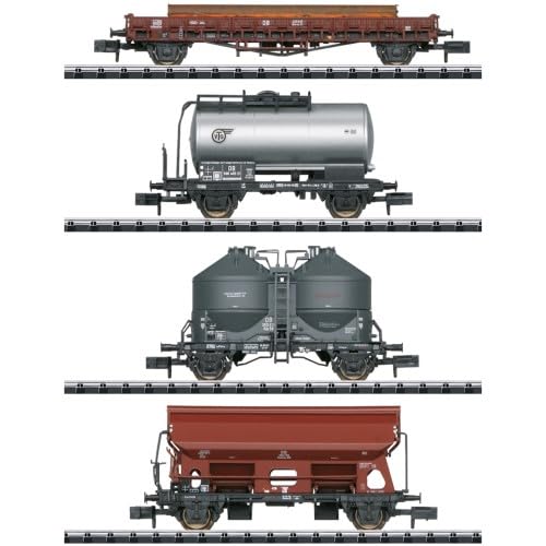 Minitrix 18722 Güterwagen-Set, DB, Ep. III von Modellbahnshop Korn