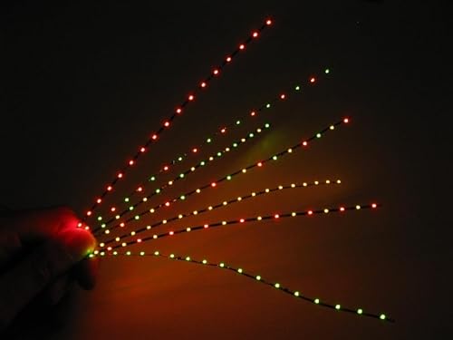Modellbau Schönwitz 50128 Winzige LED Lichterkette (gelb/grün) von Modellbahnshop Korn