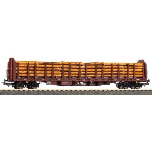 Piko 24610 H0-Stammholztranportwagen Roos-t642 mit Echtholzladung, RSBG, Ep.VI Piko 24610 H0-Stammholztranportwagen Roos-t642 mit Echtholzladung, RSBG, Ep.VI von Modellbahnshop Korn