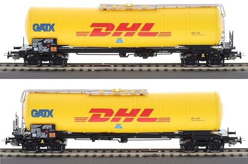 Piko 28305 H0 2er Set Knickkesselwagen DHL, DB AG, Ep. VI von Modellbahnshop Korn