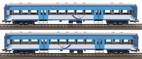 Piko 28322 H0 2er Set Nahverkehrswagen 120A, PR, Ep. VI von Modellbahnshop Korn