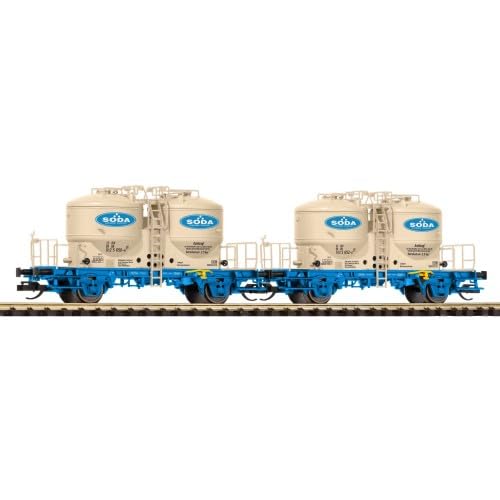 Piko 47682 TT-2tlg. Set Zementsilowagen Soda, DBAG, Ep.V von Modellbahnshop Korn