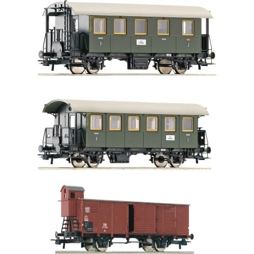 Roco 6200040 H0 3er Set Personenwagen, Nebenbahnzug, DB, Ep. III Roco 6200040 H0 3er Set Personenwagen, Nebenbahnzug, DB, Ep. III von Modellbahnshop Korn
