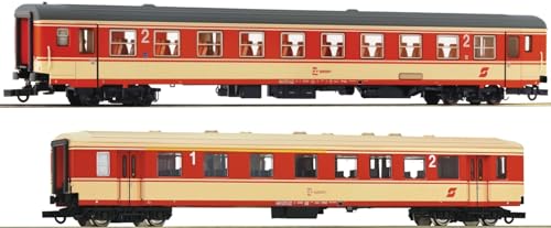 Roco 6200079 H0 2er Set Personenwagen 'Arlberg-Express', ÖBB, Ep. IV, Set 3 von Modellbahnshop Korn