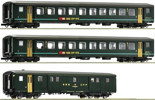 Roco 6200090 H0 3er Set Personenwagen 'IR 1617', SBB, Ep. V, Set 1 von Modellbahnshop Korn