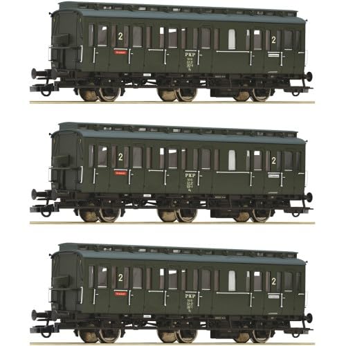 Roco 6200100 H0 3er Set Personenwagen, PKP, Ep. IV von Modellbahnshop Korn