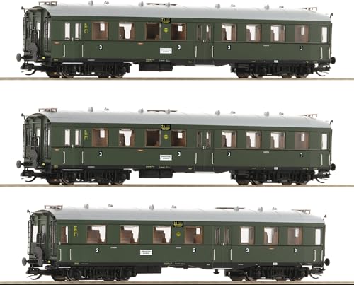 Roco 6280001 3-TLG. Set: Personenwagen Altenberg, DRG, Ep. II Roco 6280001 3-TLG. Set: Personenwagen Altenberg, DRG, Ep. II von Modellbahnshop Korn