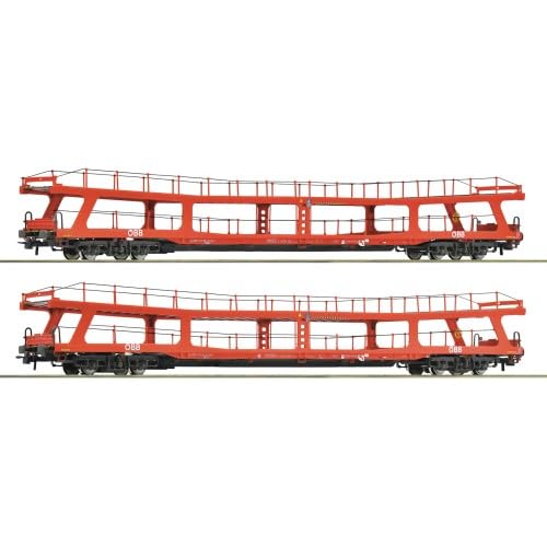 Roco 6600105 H0 2er Set Autotransportwagen DDm, ÖBB, Ep. VI von Modellbahnshop Korn