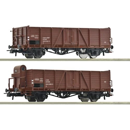 Roco 6600123 H0 2er Set Offene Güterwagen E, ÖBB, Ep. IV von Modellbahnshop Korn